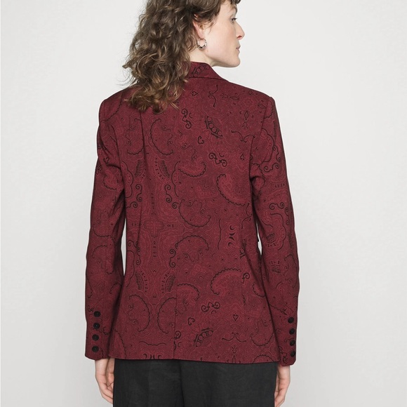 Mos Mosh - Lake Pinto Blazer Oxblood Red size 40 - Picture 14 of 14